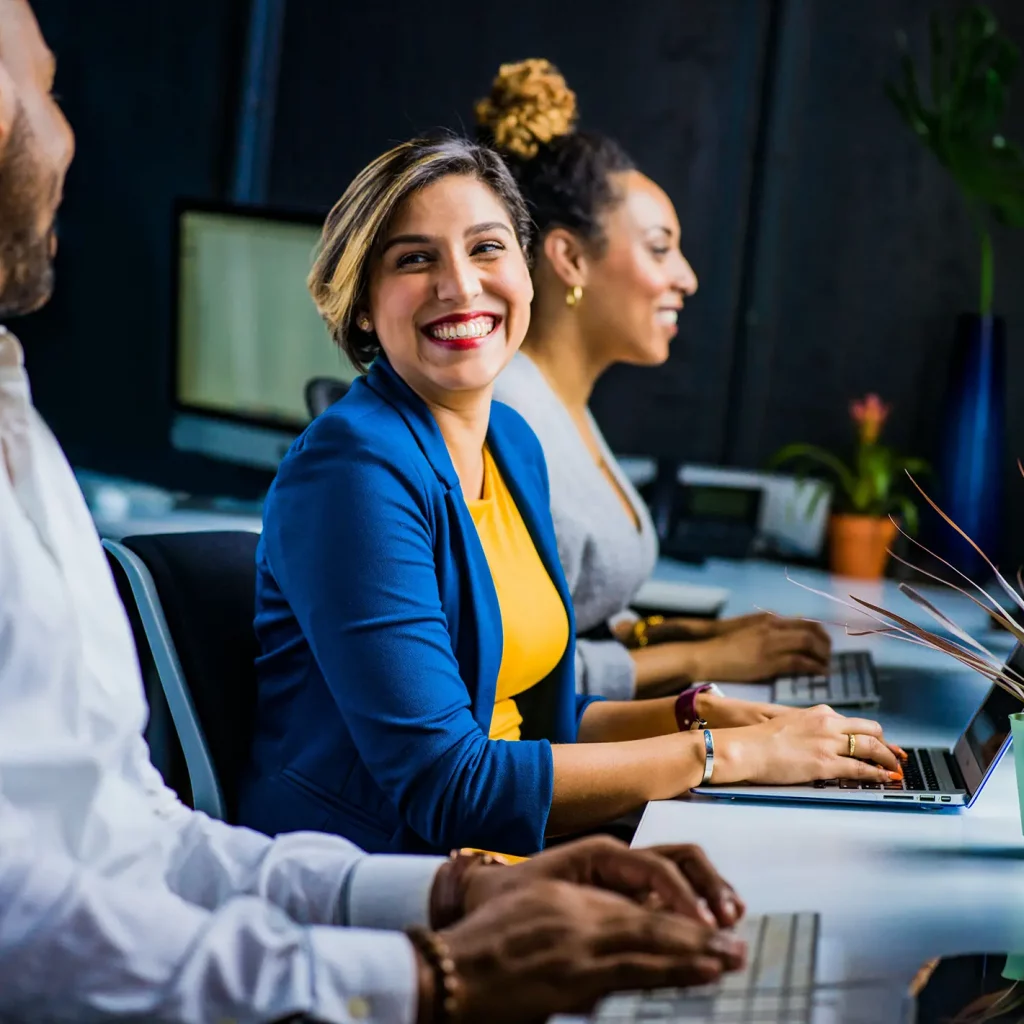 Woman IN Blue Suit Jacket Free stock photo (pexels.com)