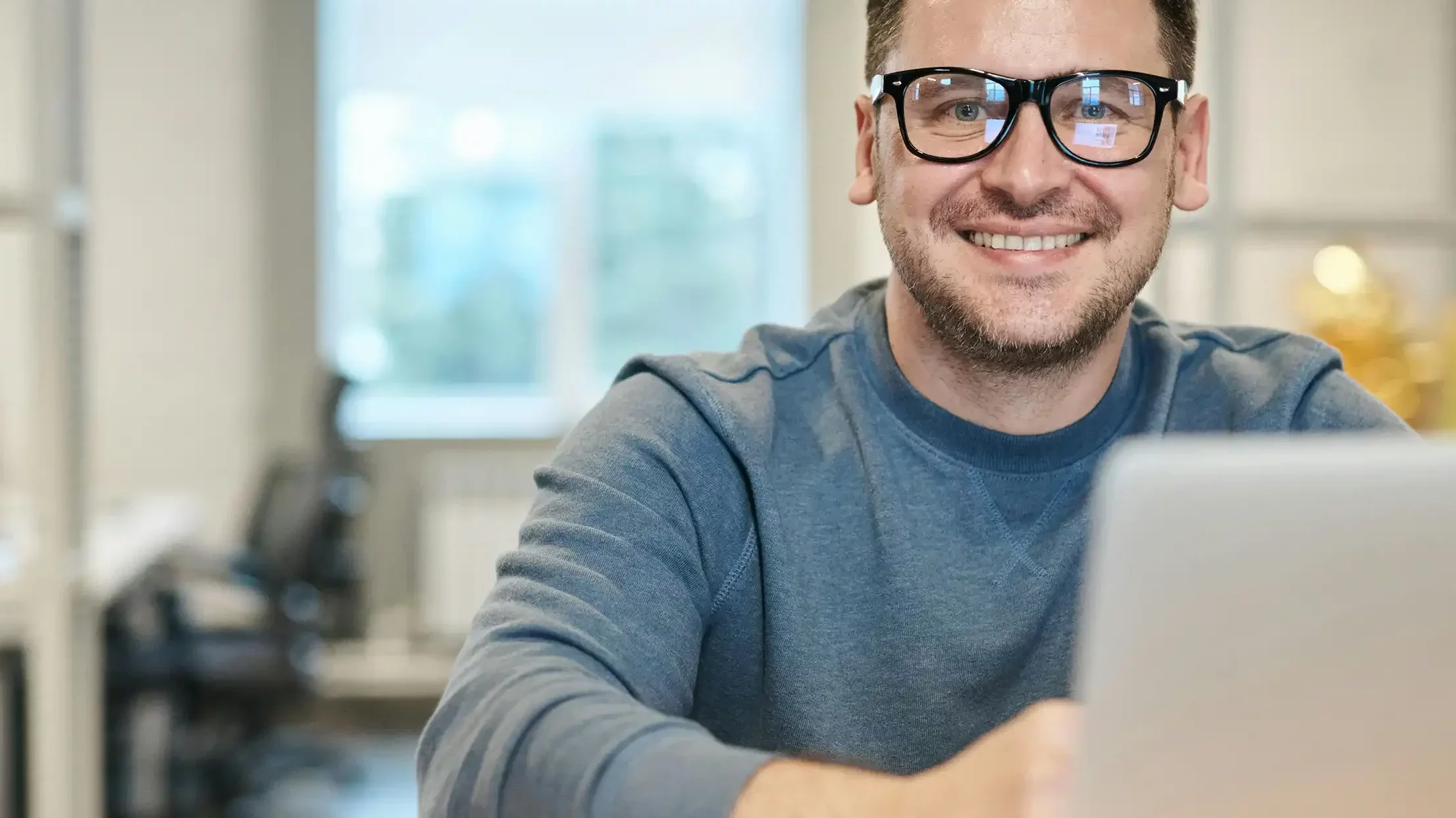 MSP remote collaborator smiling