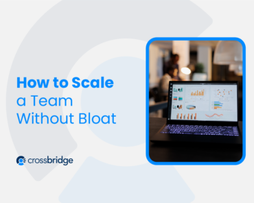 Computer with graphs on business growth
