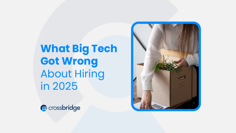 High angle woman with cardboard box