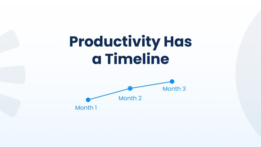 nearshore team productivity timeline